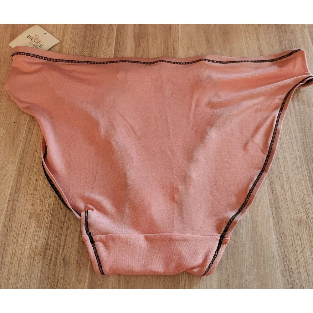Sexy Basics Women's Panties XL Lot of 5 Pairs Bikini Briefs Silky Smooth NWT